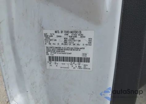 2010 Ford F150 from USA, damaged, VIN 1FTMF1CW1AKE72347